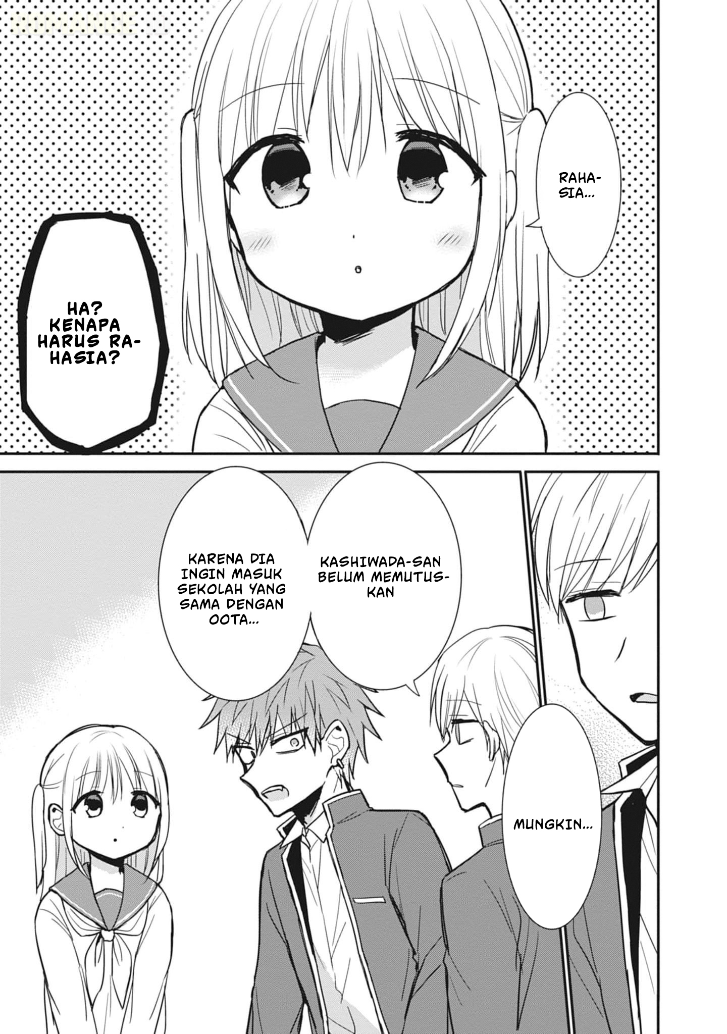 Kao ni Denai Kashiwada-san to Kao ni Deru Oota-kun Chapter 76 - halaman 9