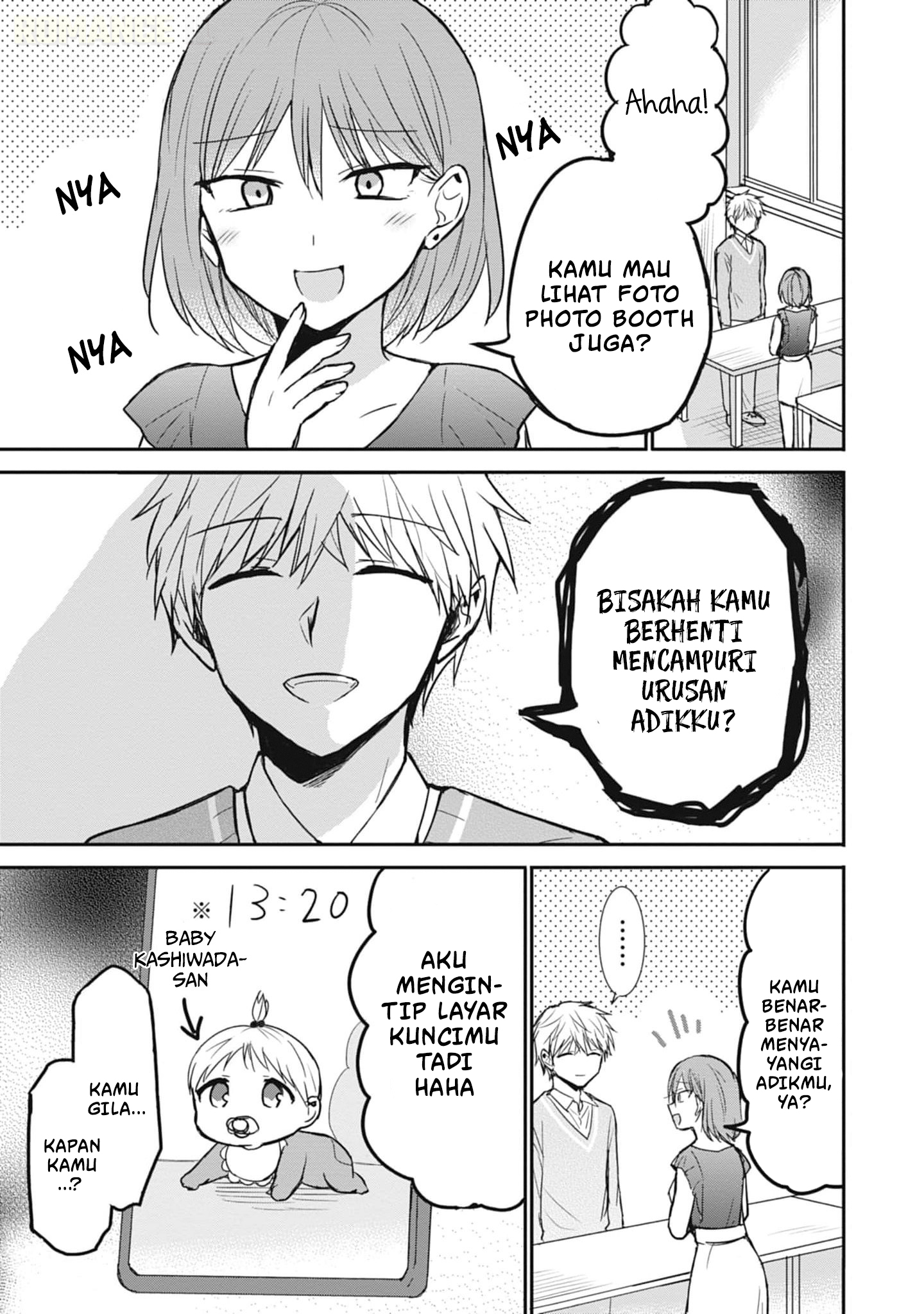 Kao ni Denai Kashiwada-san to Kao ni Deru Oota-kun Chapter 79 - halaman 12