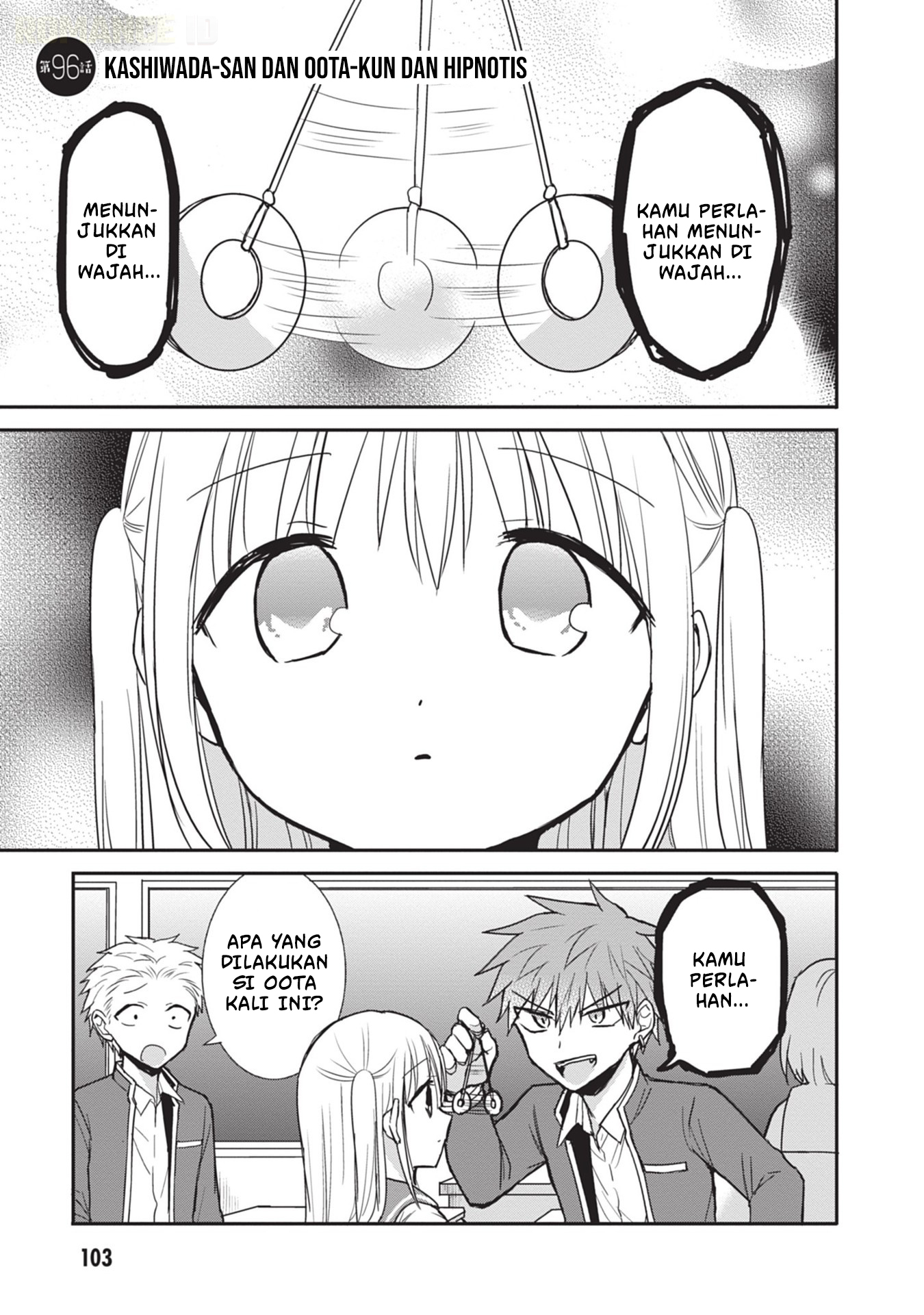 Kao ni Denai Kashiwada-san to Kao ni Deru Oota-kun Chapter 96 - halaman 2