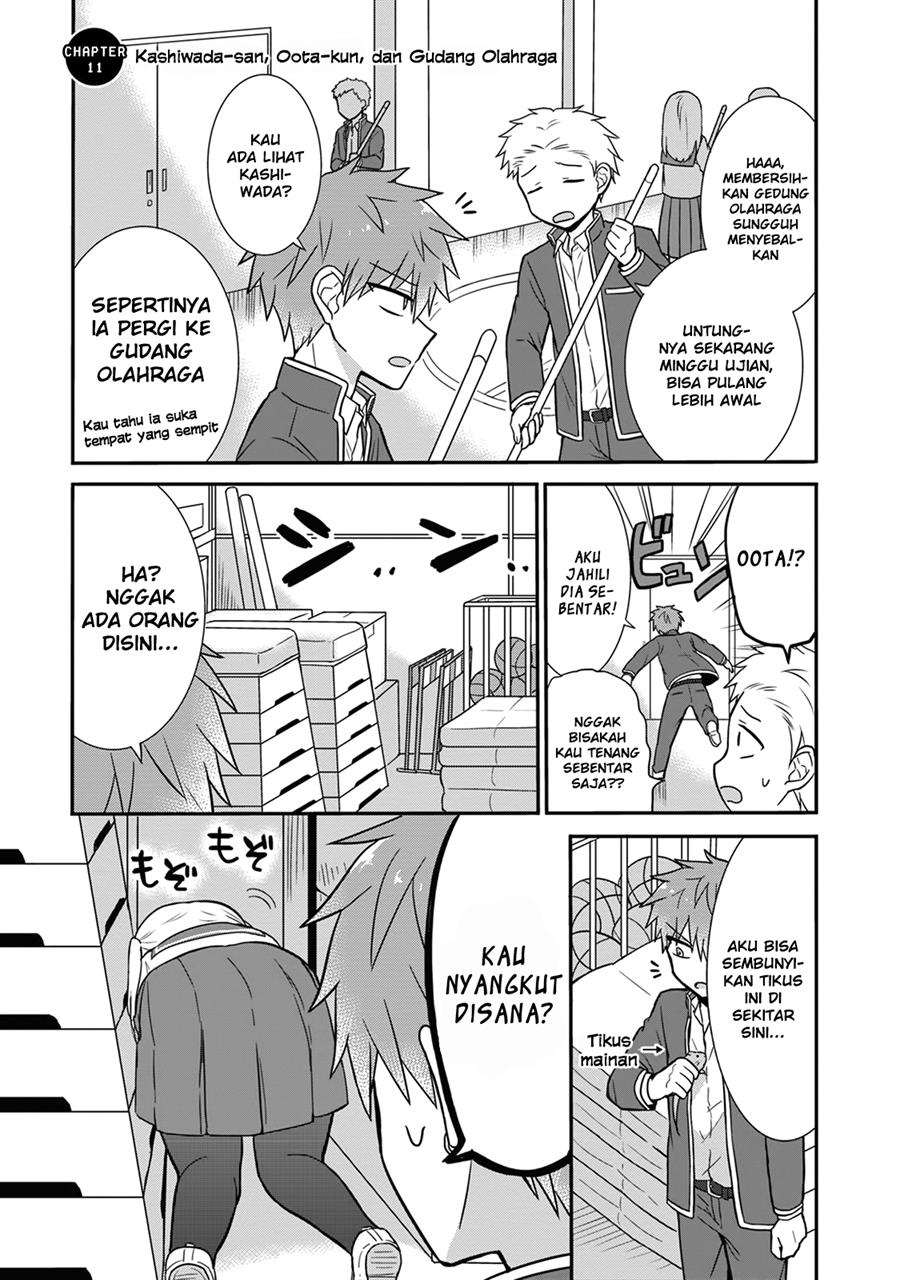 Kao ni denai Kashiwada-san to Kao ni deru Ota-kun Chapter 11 - halaman 1