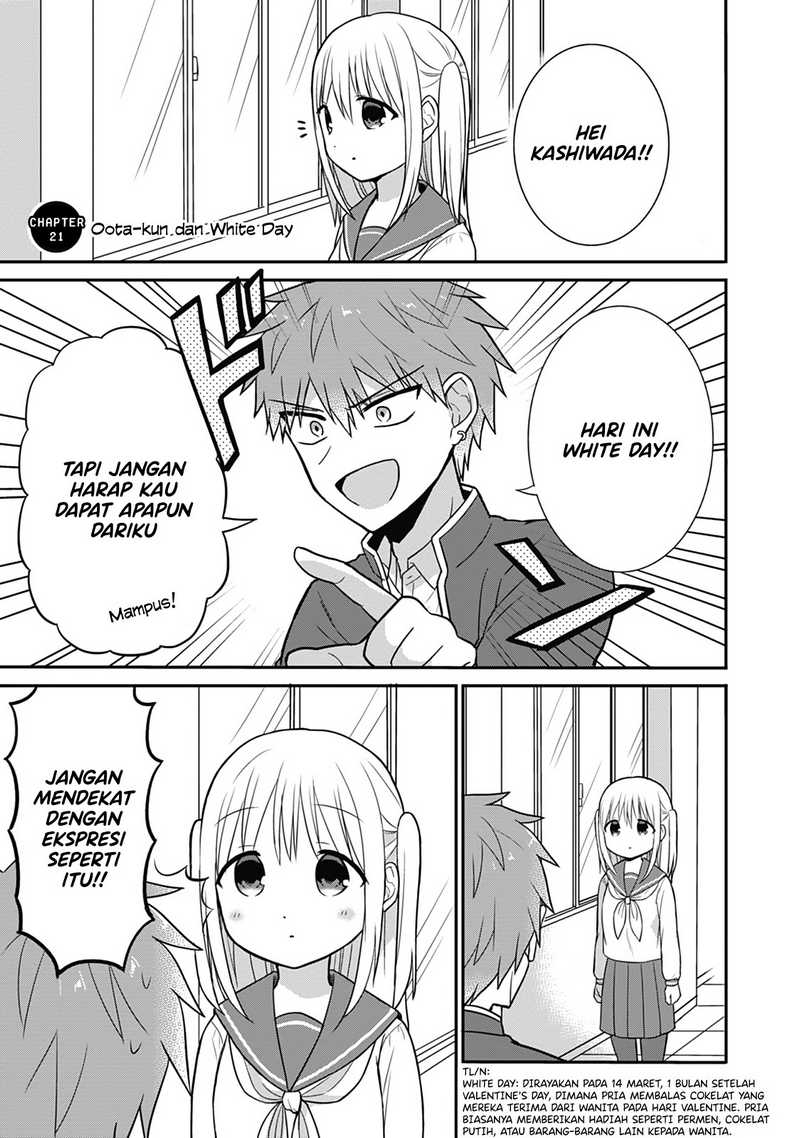 Kao ni denai Kashiwada-san to Kao ni deru Ota-kun Chapter 21 - halaman 1