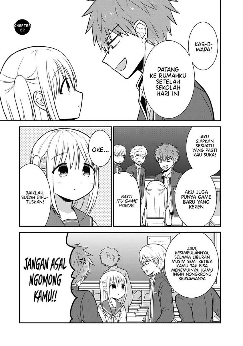 Kao ni denai Kashiwada-san to Kao ni deru Ota-kun Chapter 22 - halaman 1