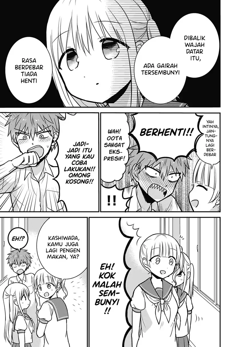 Kao ni denai Kashiwada-san to Kao ni deru Ota-kun Chapter 29 - halaman 3