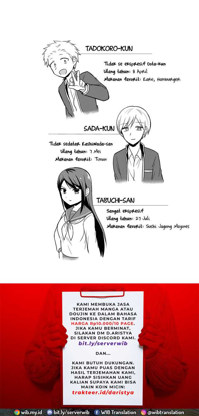 Kao ni denai Kashiwada-san to Kao ni deru Ota-kun Chapter 5 - halaman 13
