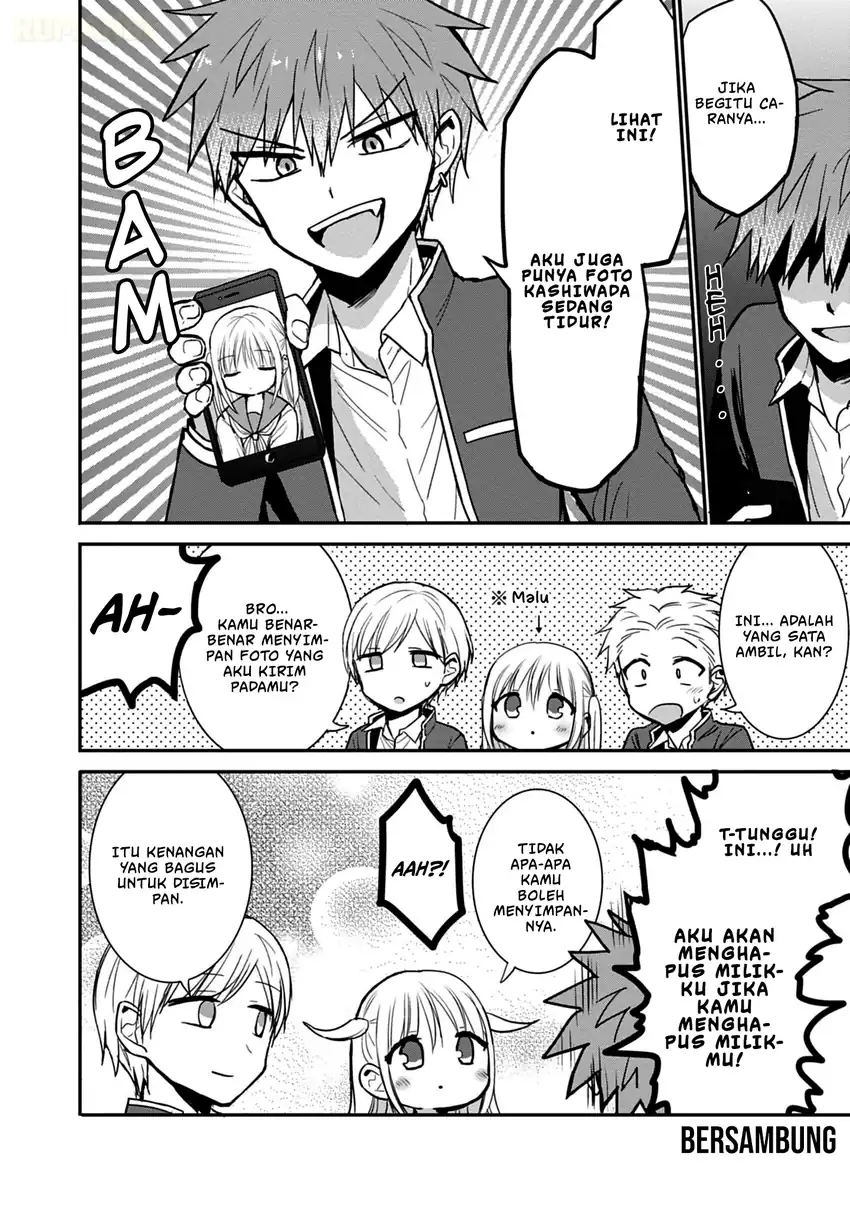 Kao ni denai Kashiwada-san to Kao ni deru Ota-kun Chapter 75.5 - halaman 9