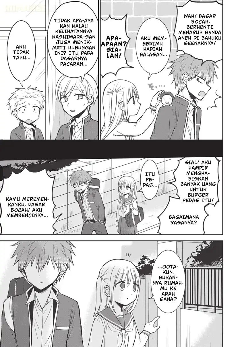 Kao ni denai Kashiwada-san to Kao ni deru Ota-kun Chapter 87.5 - halaman 16