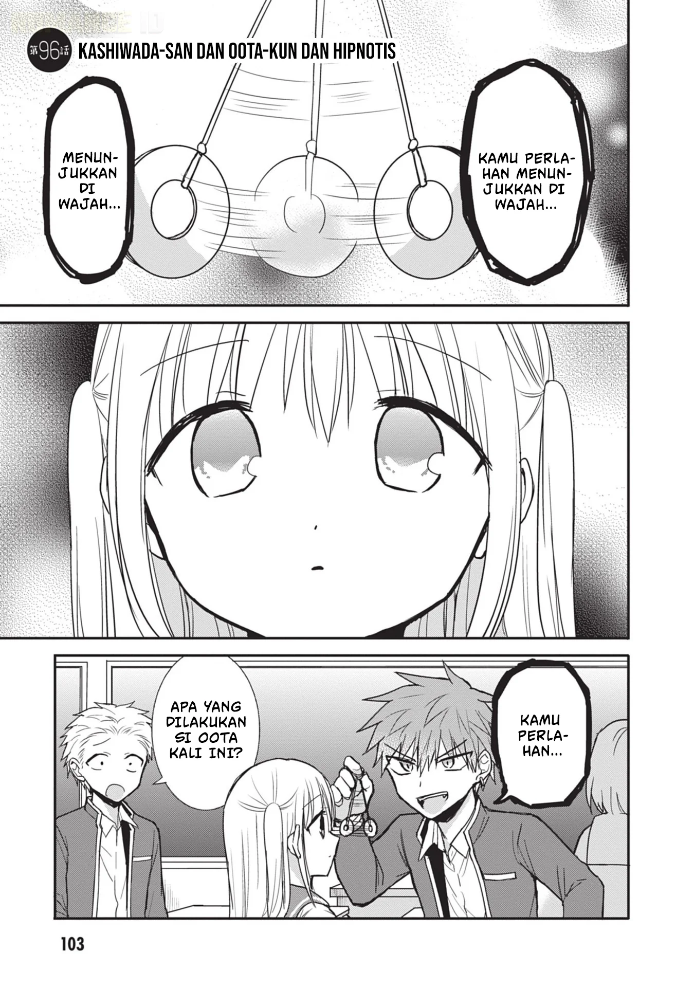 Kao ni denai Kashiwada-san to Kao ni deru Ota-kun Chapter 96 - halaman 2