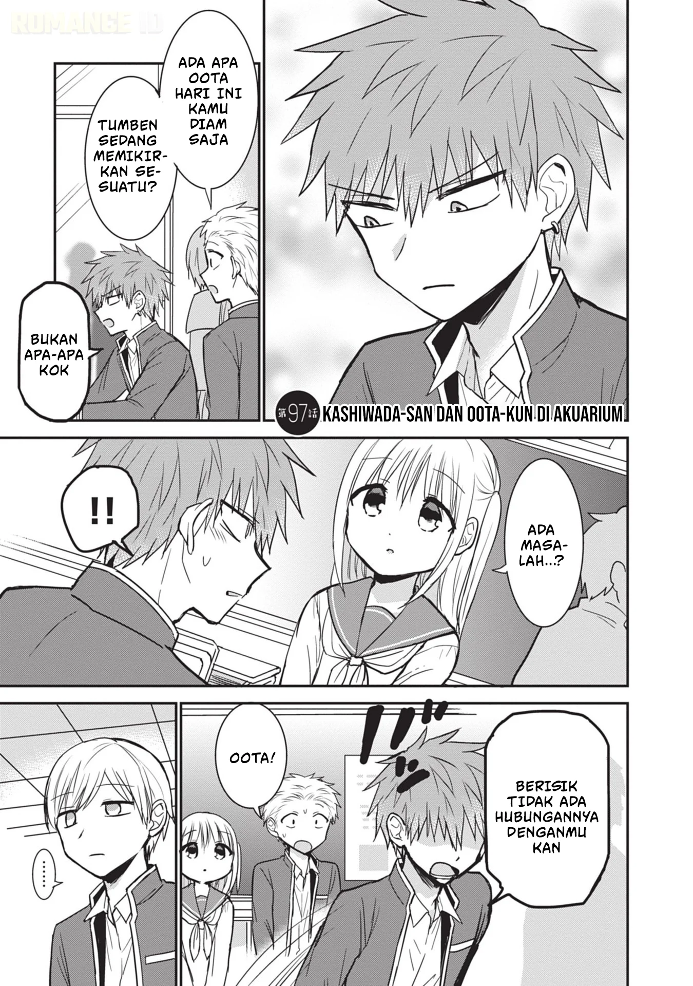 Kao ni denai Kashiwada-san to Kao ni deru Ota-kun Chapter 97 - halaman 2