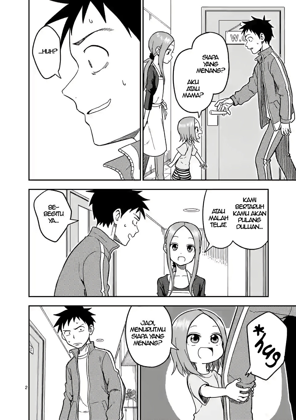 Karakai Jouzu no (Moto) Takagi-san Chapter 134 - halaman 2