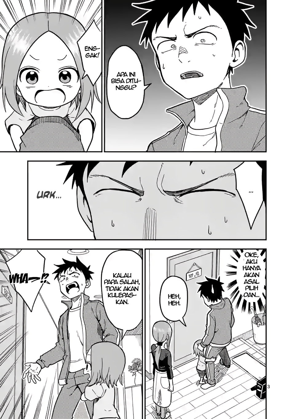 Karakai Jouzu no (Moto) Takagi-san Chapter 134 - halaman 3