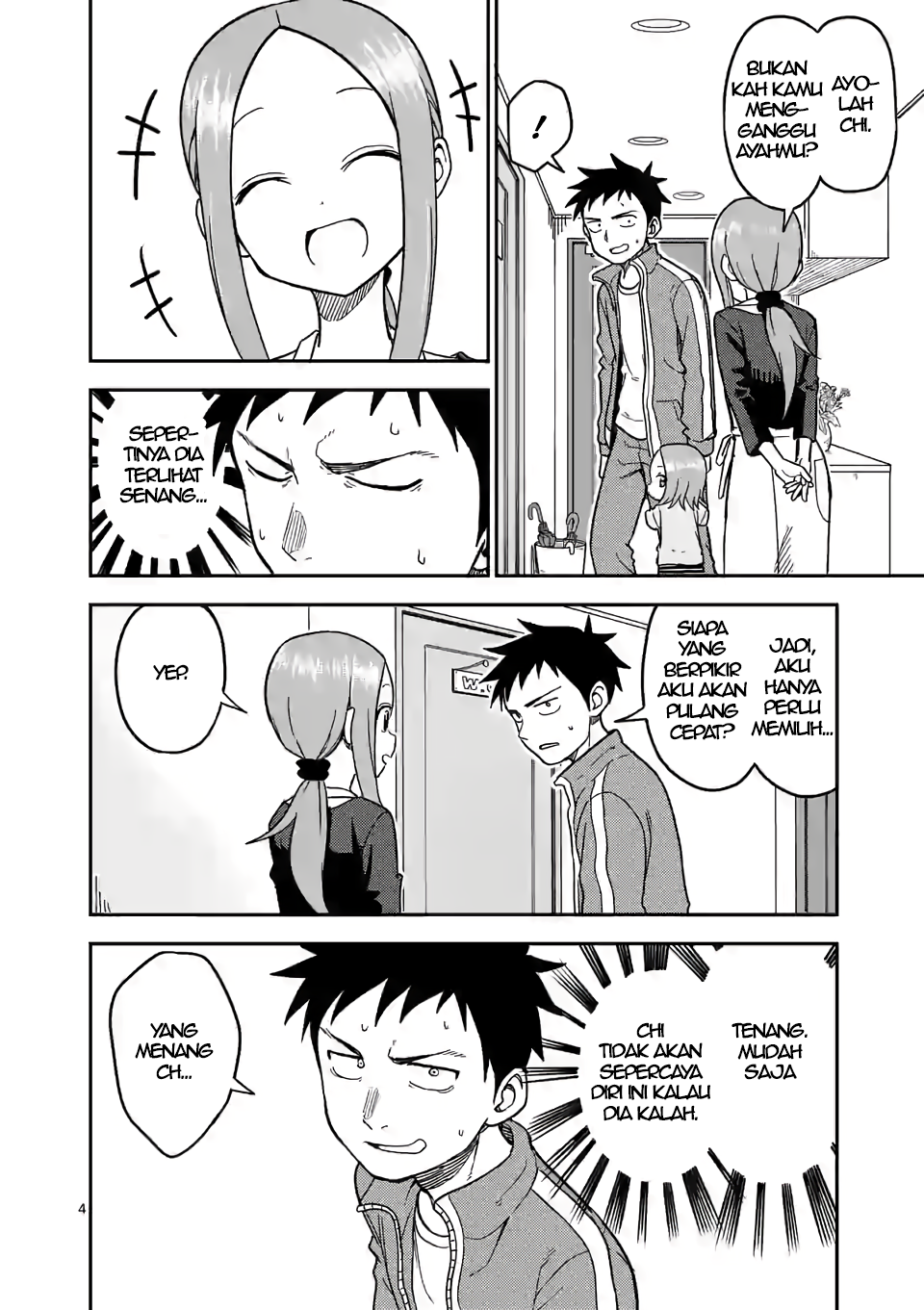 Karakai Jouzu no (Moto) Takagi-san Chapter 134 - halaman 4
