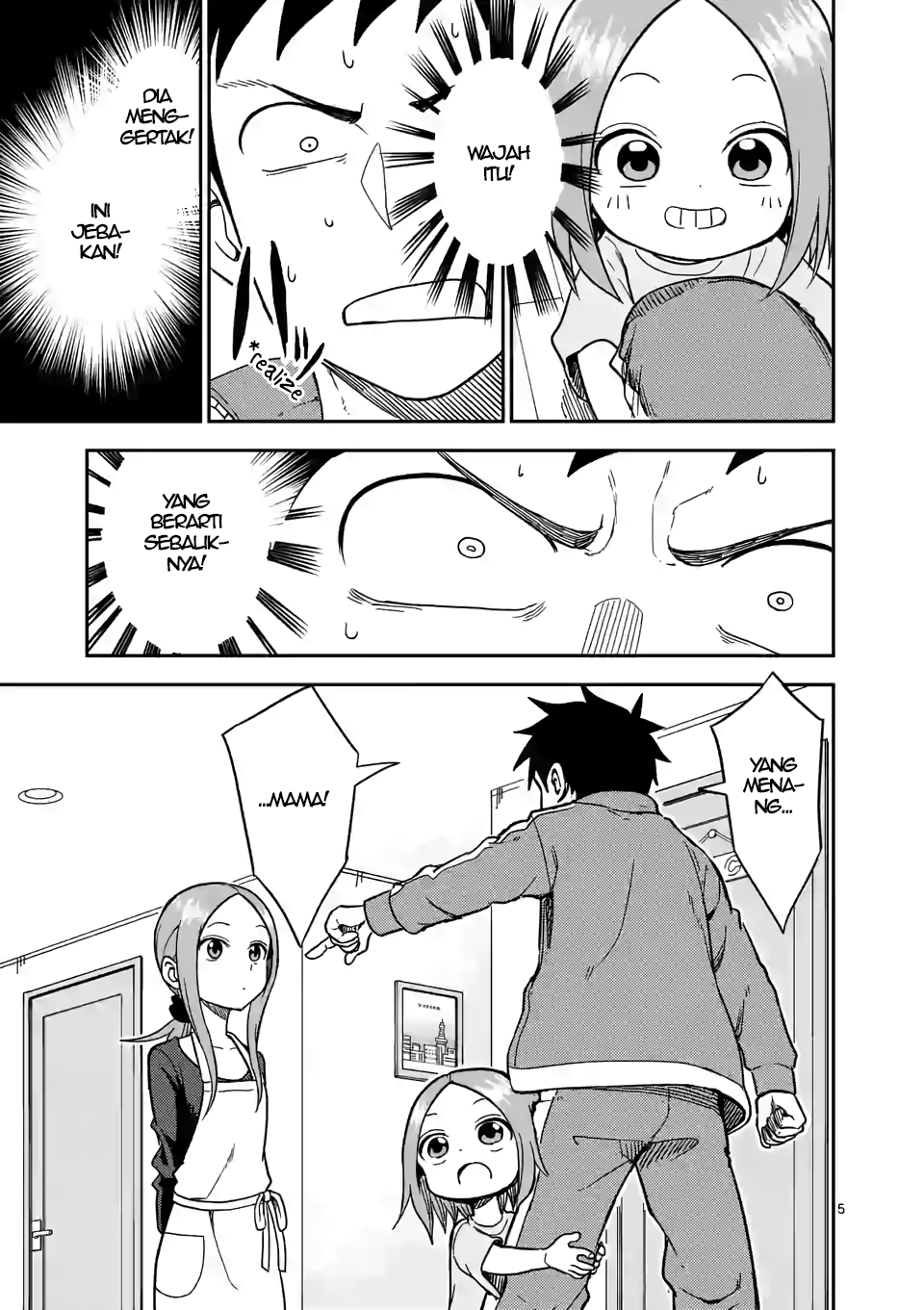 Karakai Jouzu no (Moto) Takagi-san Chapter 134 - halaman 5