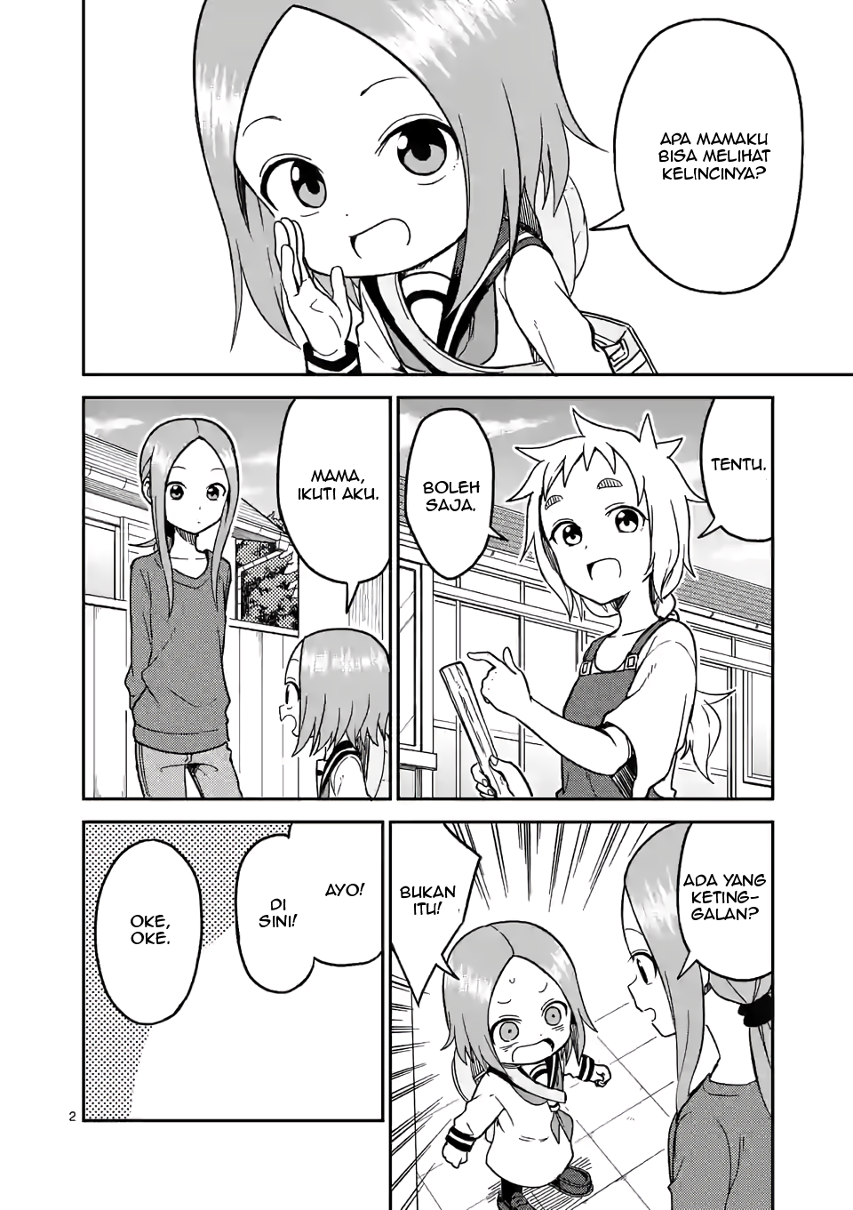 Karakai Jouzu no (Moto) Takagi-san Chapter 135 - halaman 2