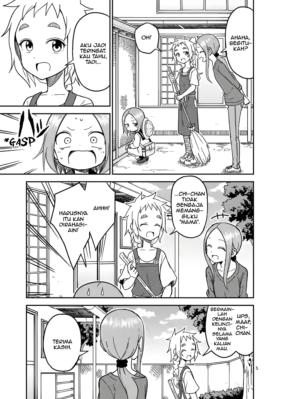 Karakai Jouzu no (Moto) Takagi-san Chapter 135 - halaman 5