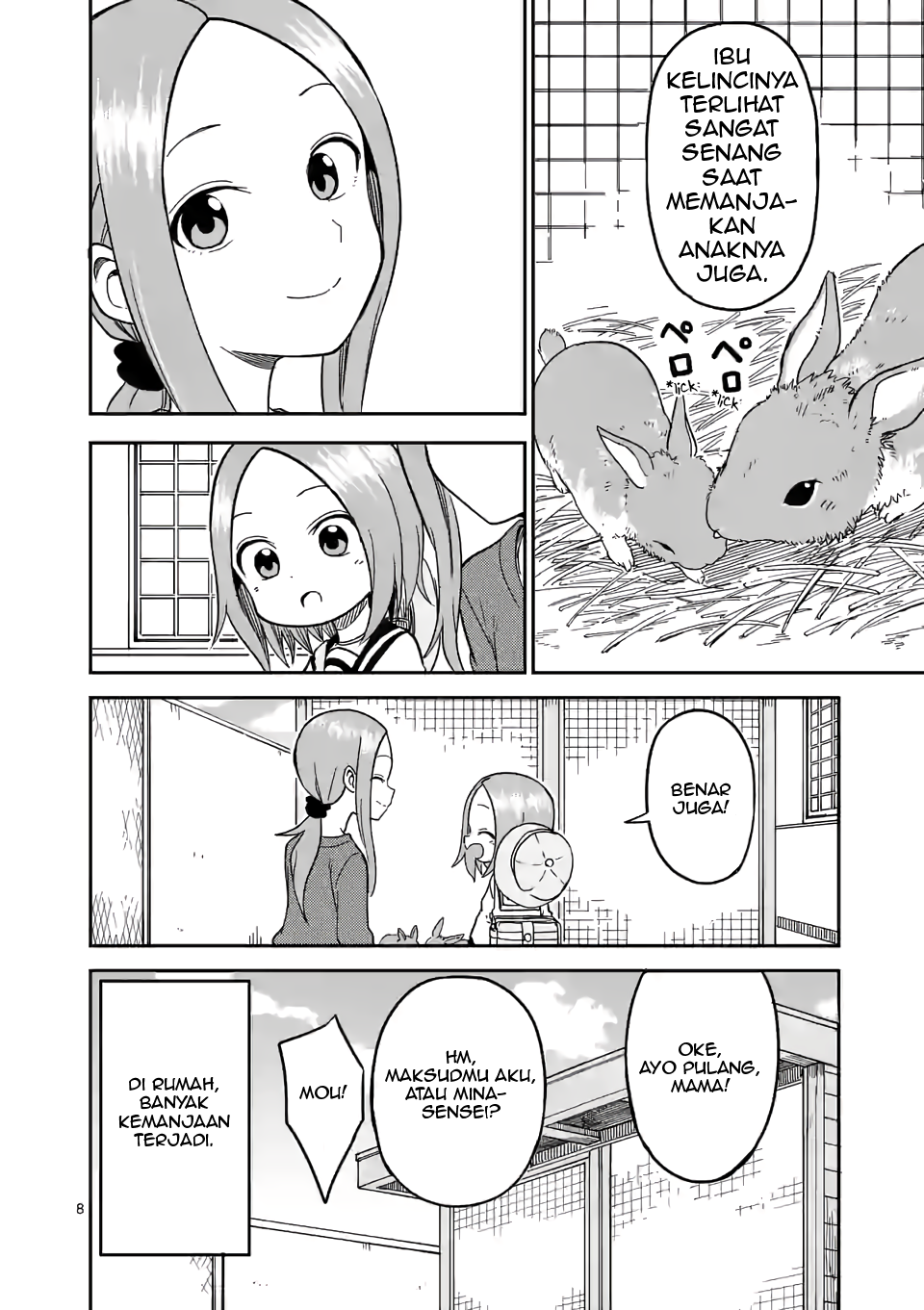 Karakai Jouzu no (Moto) Takagi-san Chapter 135 - halaman 8