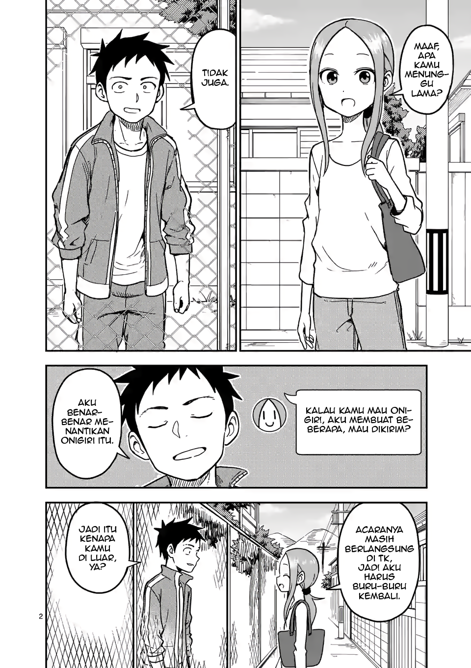 Karakai Jouzu no (Moto) Takagi-san Chapter 136 - halaman 2