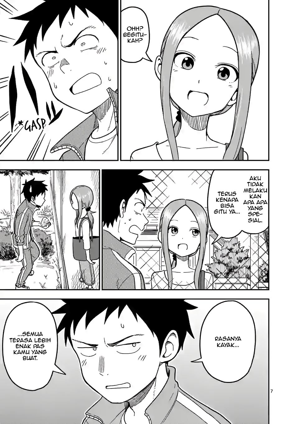 Karakai Jouzu no (Moto) Takagi-san Chapter 136 - halaman 7