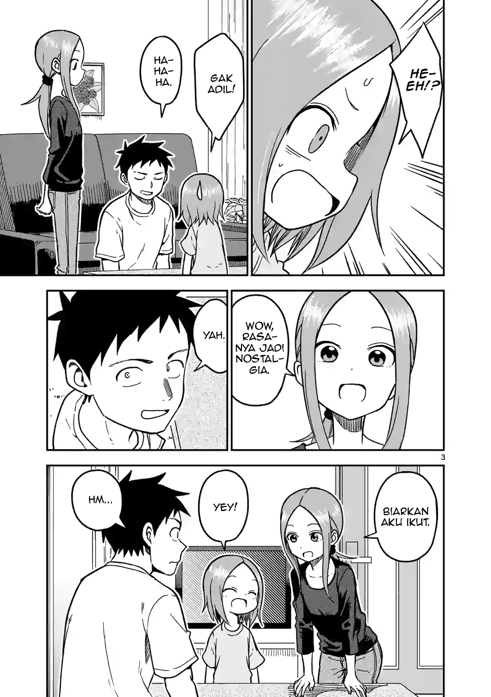 Karakai Jouzu no (Moto) Takagi-san Chapter 137 - halaman 3
