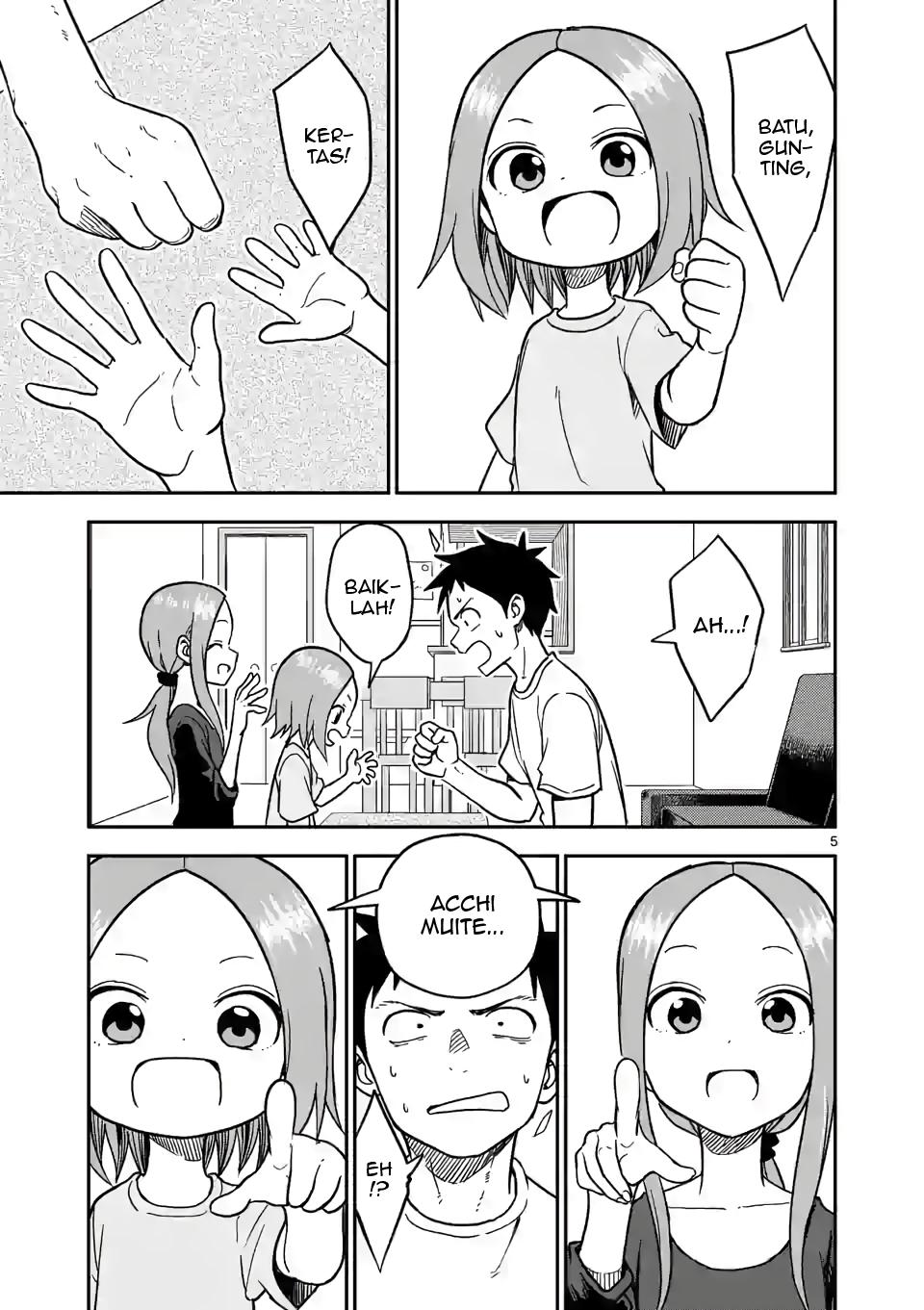 Karakai Jouzu no (Moto) Takagi-san Chapter 137 - halaman 5