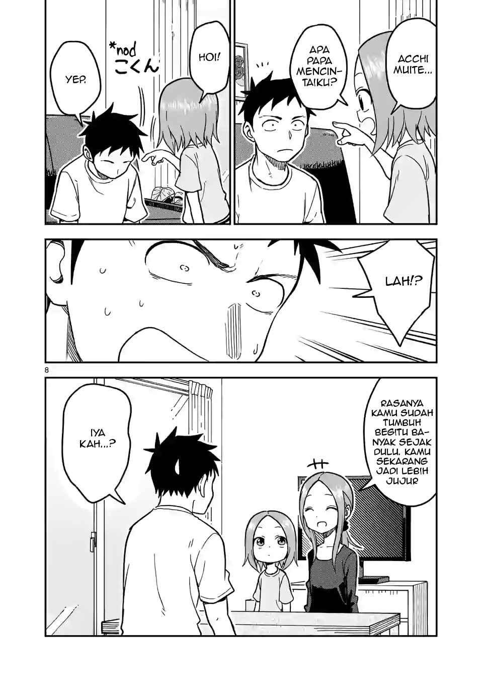 Karakai Jouzu no (Moto) Takagi-san Chapter 137 - halaman 8