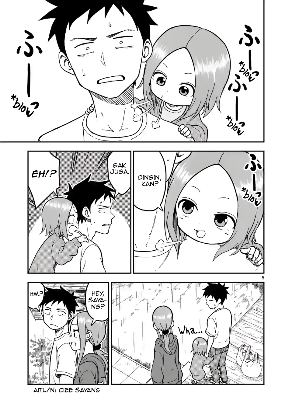 Karakai Jouzu no (Moto) Takagi-san Chapter 138 - halaman 5