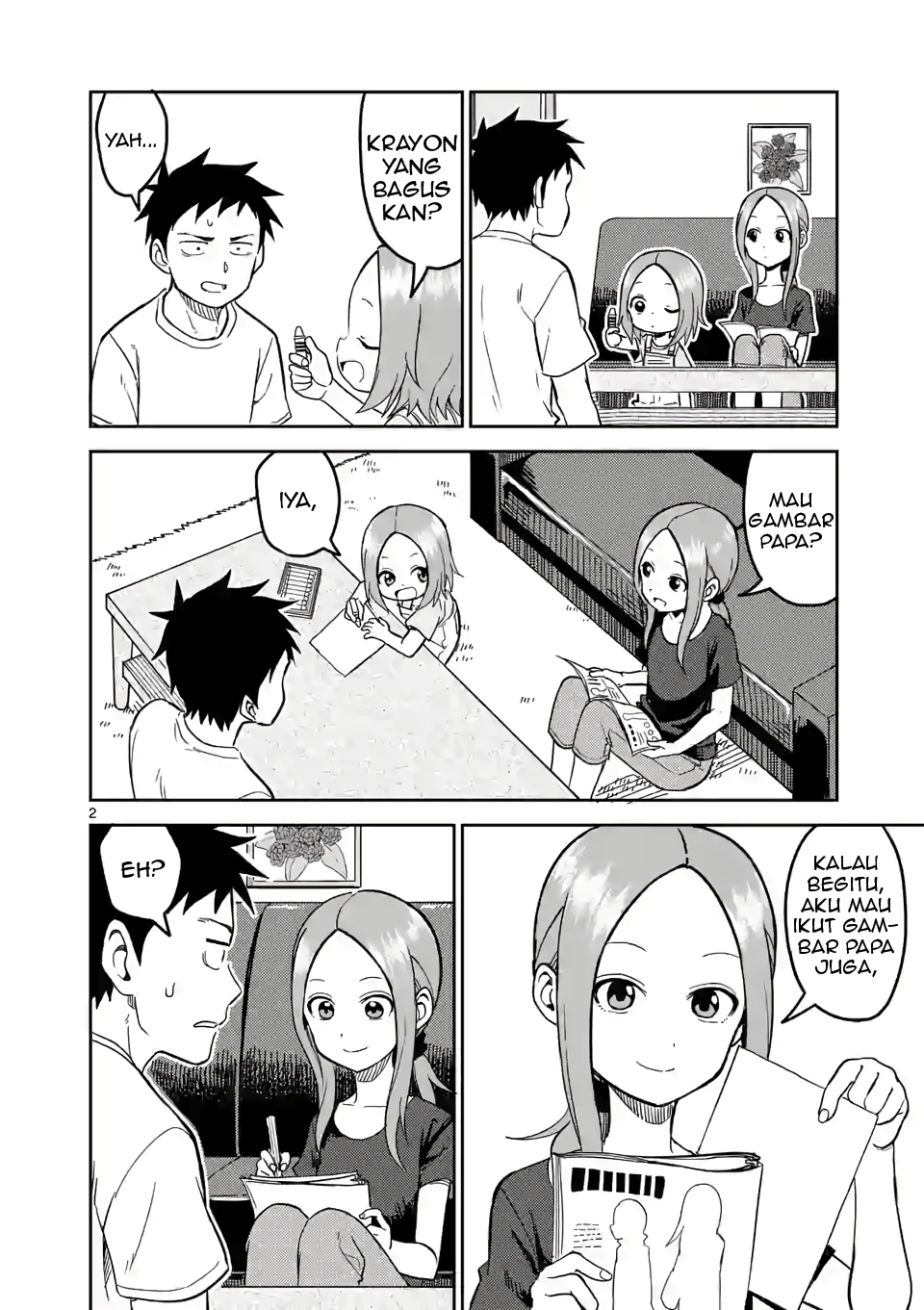 Karakai Jouzu no (Moto) Takagi-san Chapter 143 - halaman 2