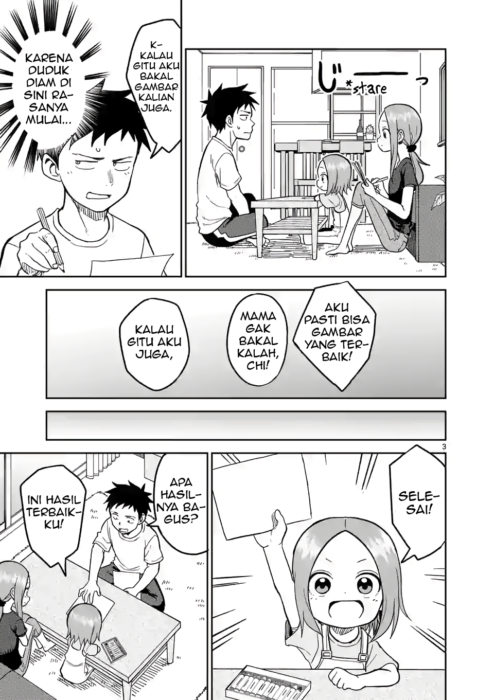 Karakai Jouzu no (Moto) Takagi-san Chapter 143 - halaman 3