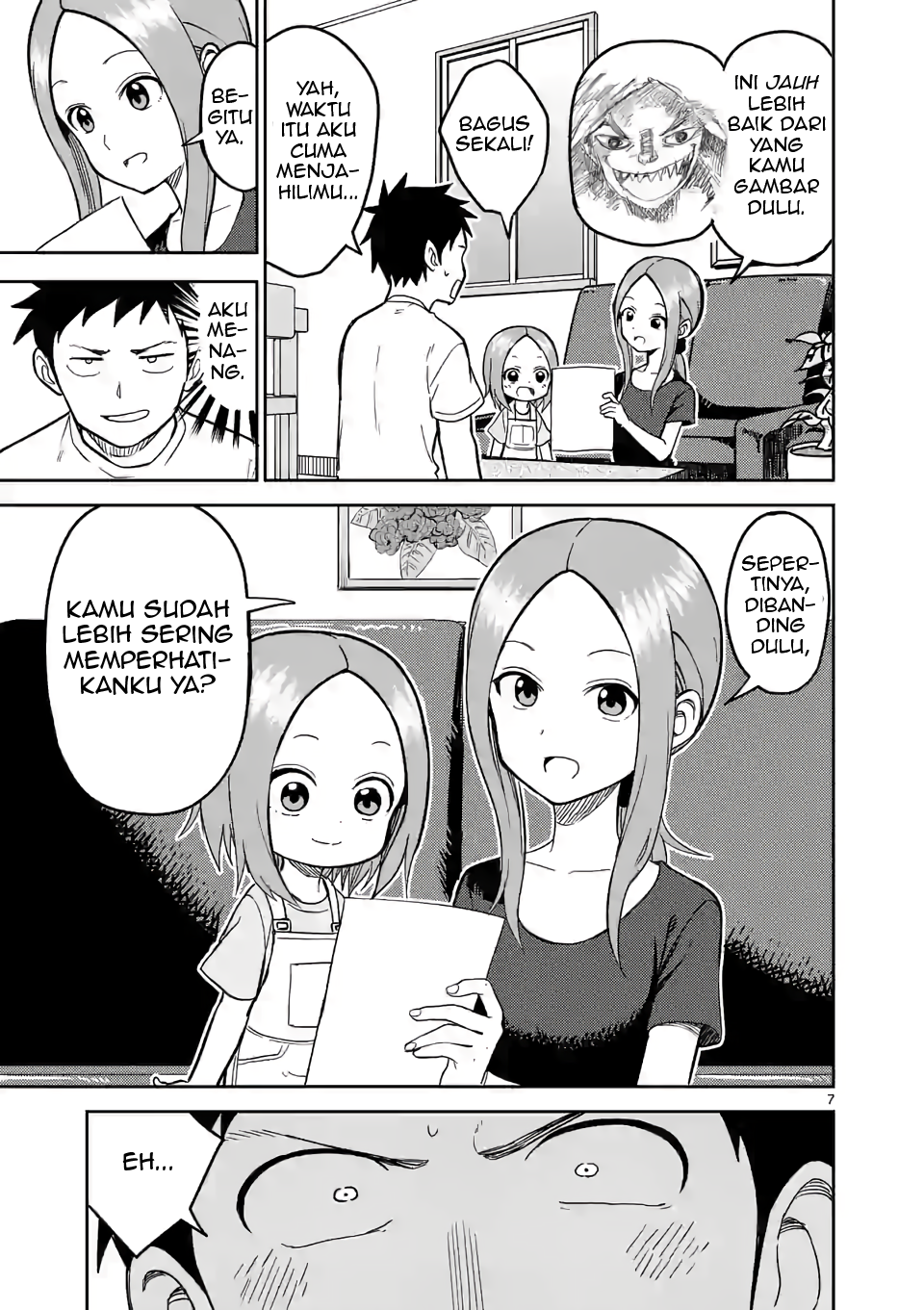 Karakai Jouzu no (Moto) Takagi-san Chapter 143 - halaman 7