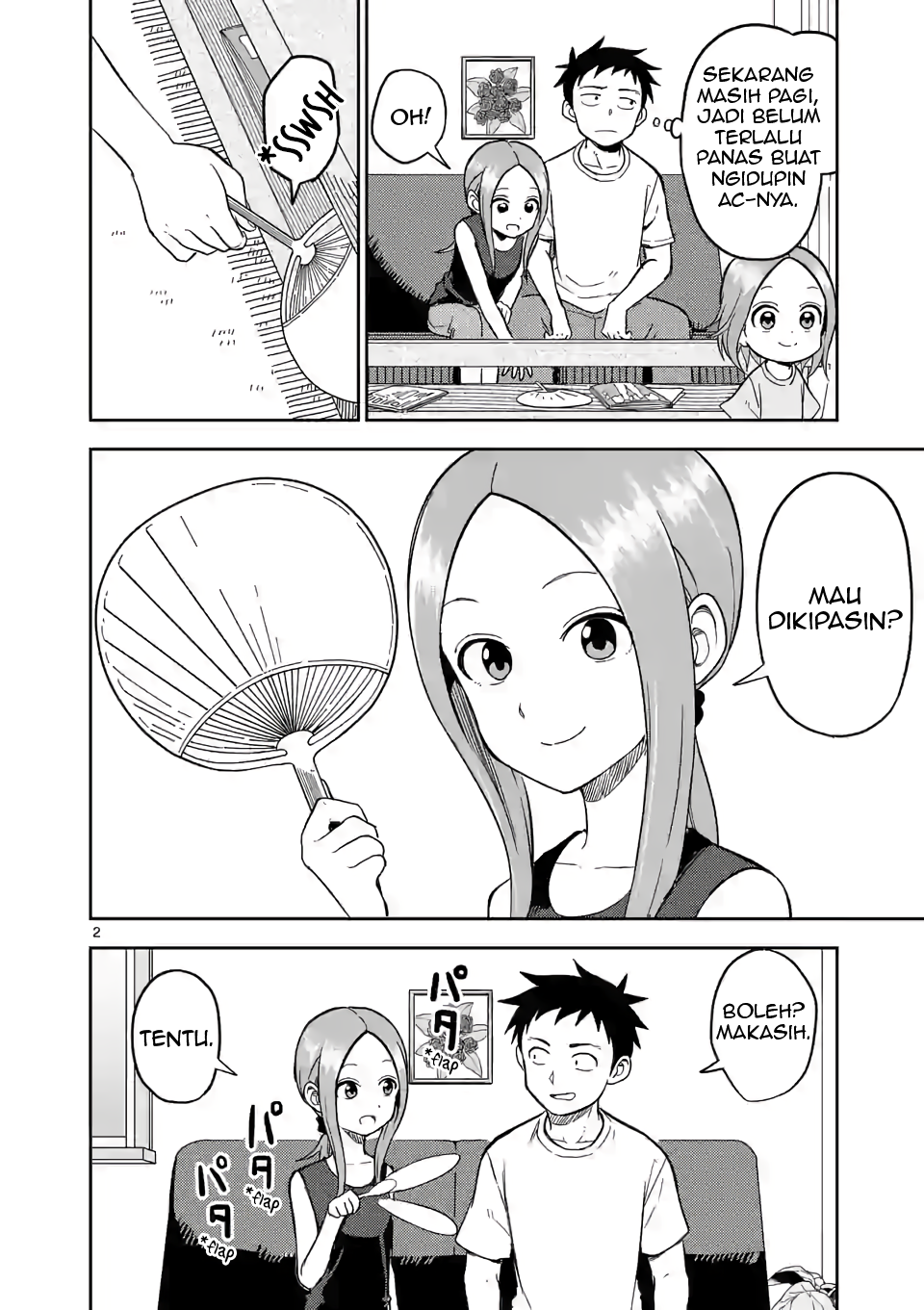 Karakai Jouzu no (Moto) Takagi-san Chapter 144 - halaman 2