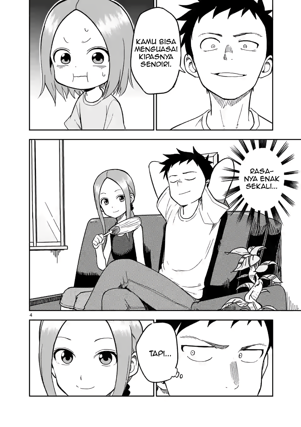 Karakai Jouzu no (Moto) Takagi-san Chapter 144 - halaman 4
