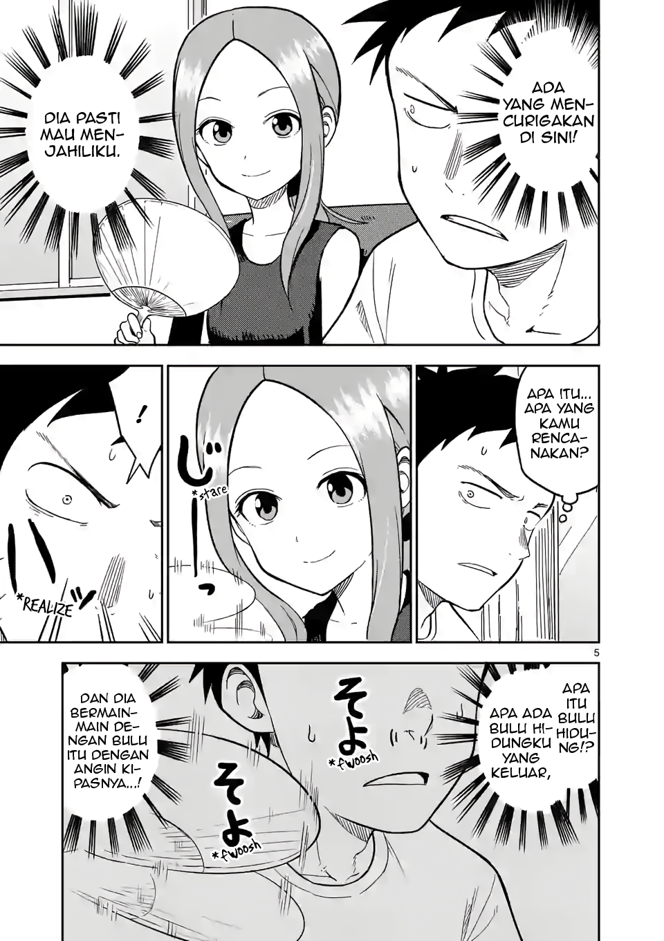 Karakai Jouzu no (Moto) Takagi-san Chapter 144 - halaman 5
