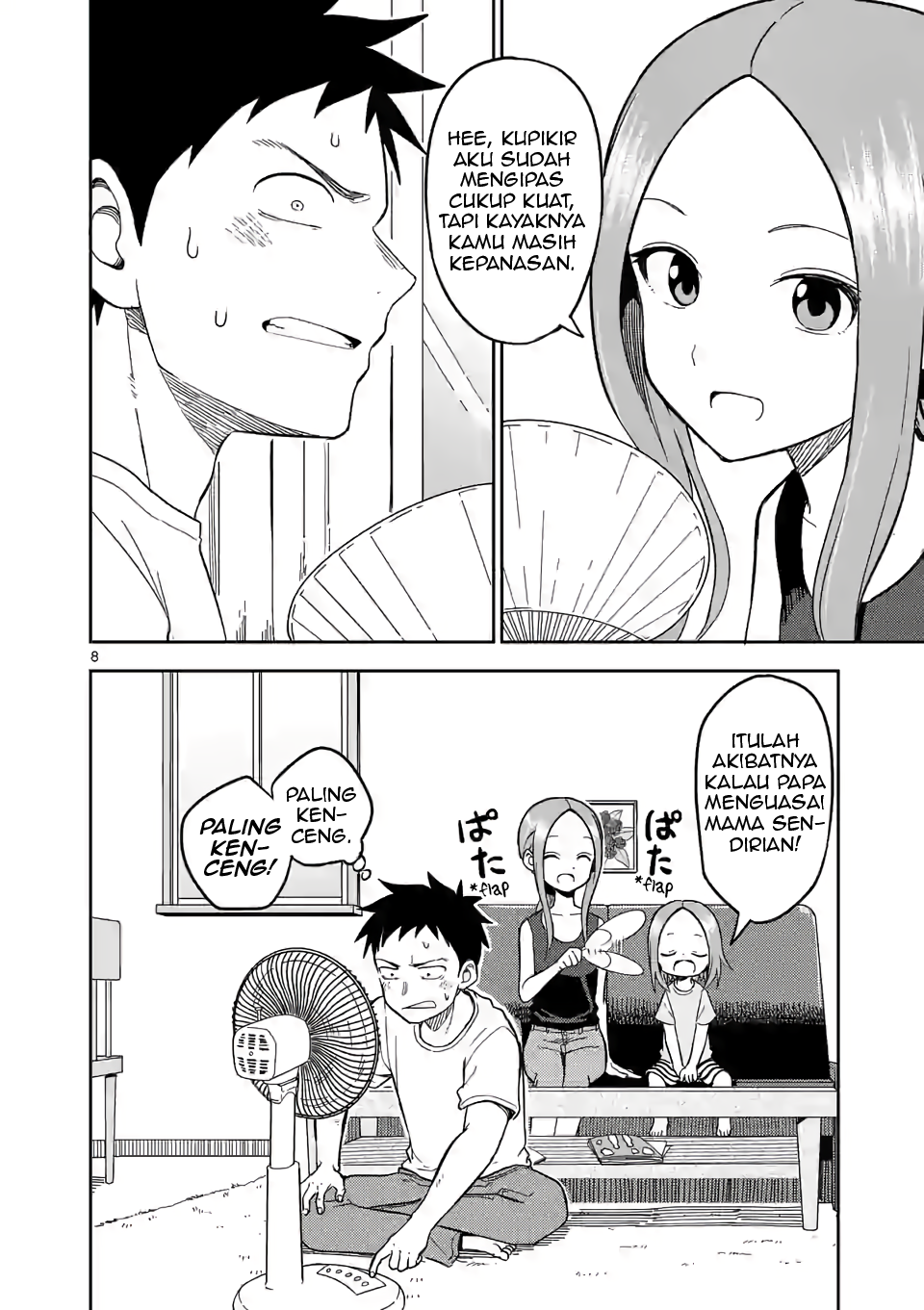 Karakai Jouzu no (Moto) Takagi-san Chapter 144 - halaman 8