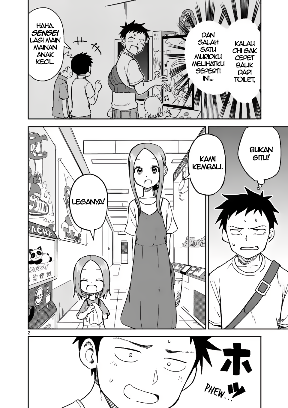 Karakai Jouzu no (Moto) Takagi-san Chapter 148 - halaman 2