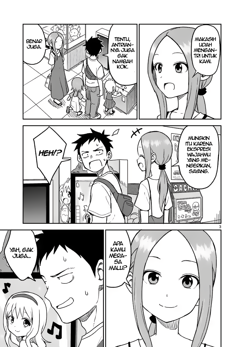 Karakai Jouzu no (Moto) Takagi-san Chapter 148 - halaman 3