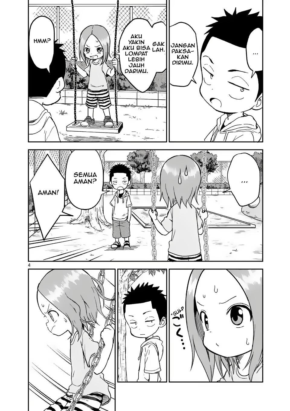 Karakai Jouzu no (Moto) Takagi-san Chapter 154 - halaman 4