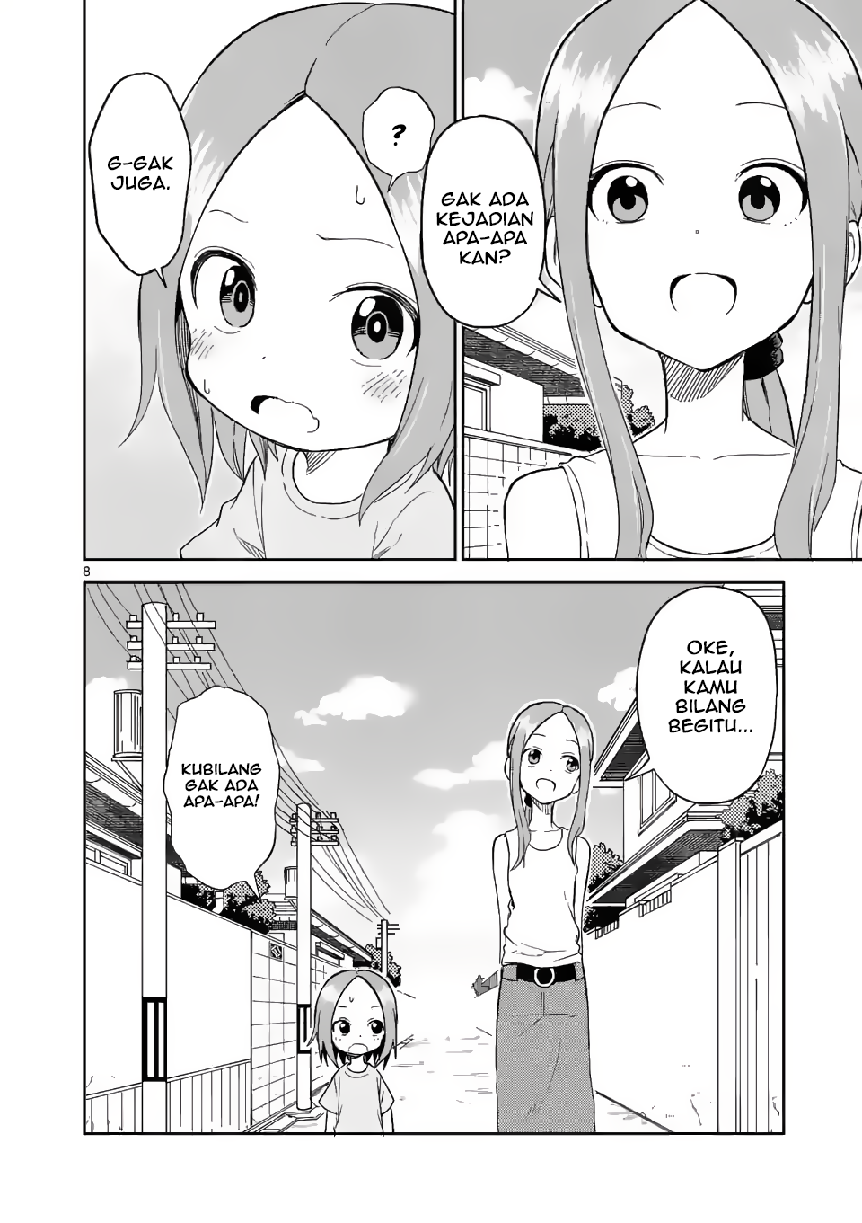 Karakai Jouzu no (Moto) Takagi-san Chapter 154 - halaman 8