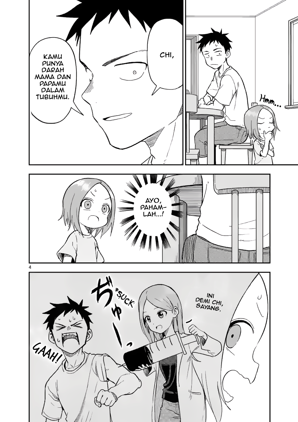 Karakai Jouzu no (Moto) Takagi-san Chapter 155 - halaman 4