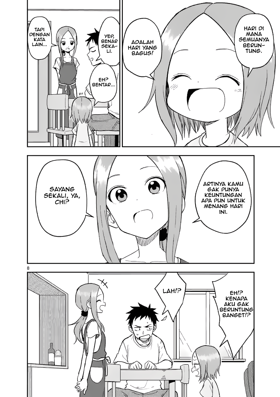 Karakai Jouzu no (Moto) Takagi-san Chapter 155 - halaman 8