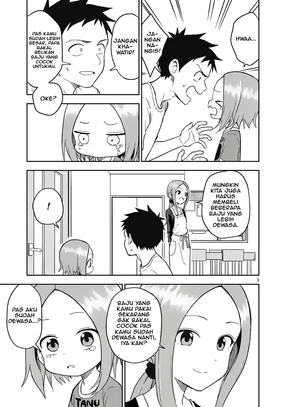Karakai Jouzu no (Moto) Takagi-san Chapter 156 - halaman 3