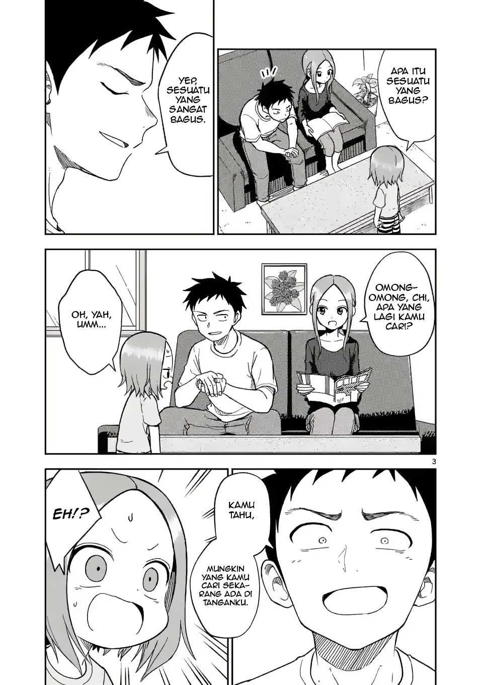 Karakai Jouzu no (Moto) Takagi-san Chapter 157 - halaman 3