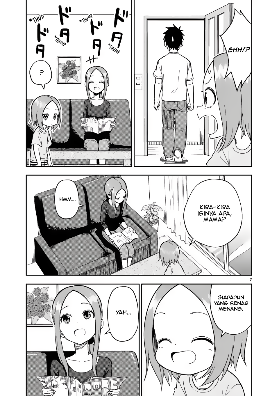 Karakai Jouzu no (Moto) Takagi-san Chapter 157 - halaman 7