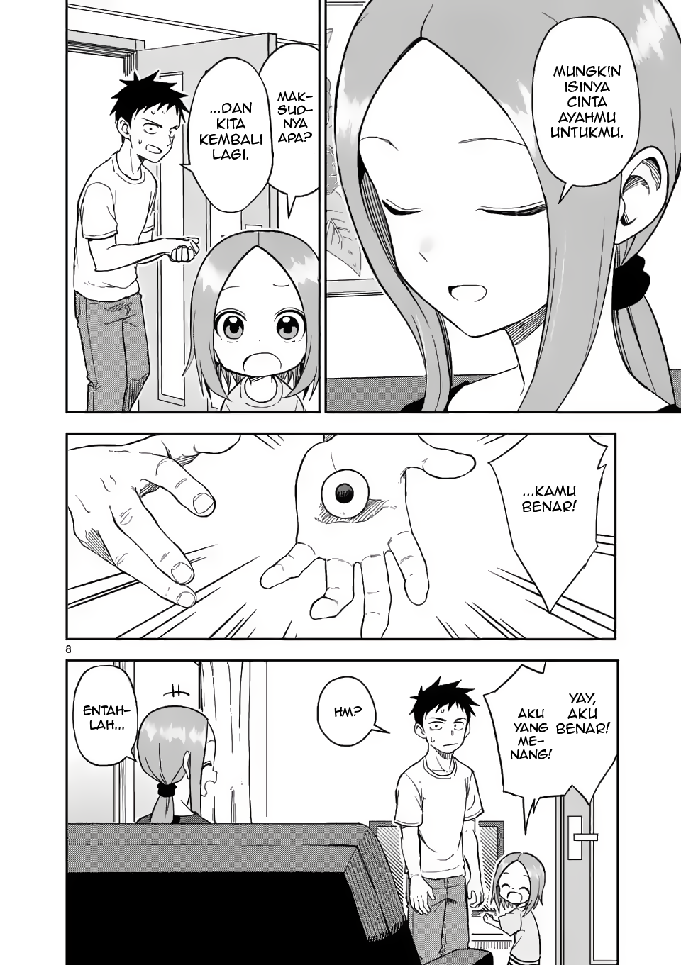Karakai Jouzu no (Moto) Takagi-san Chapter 157 - halaman 8
