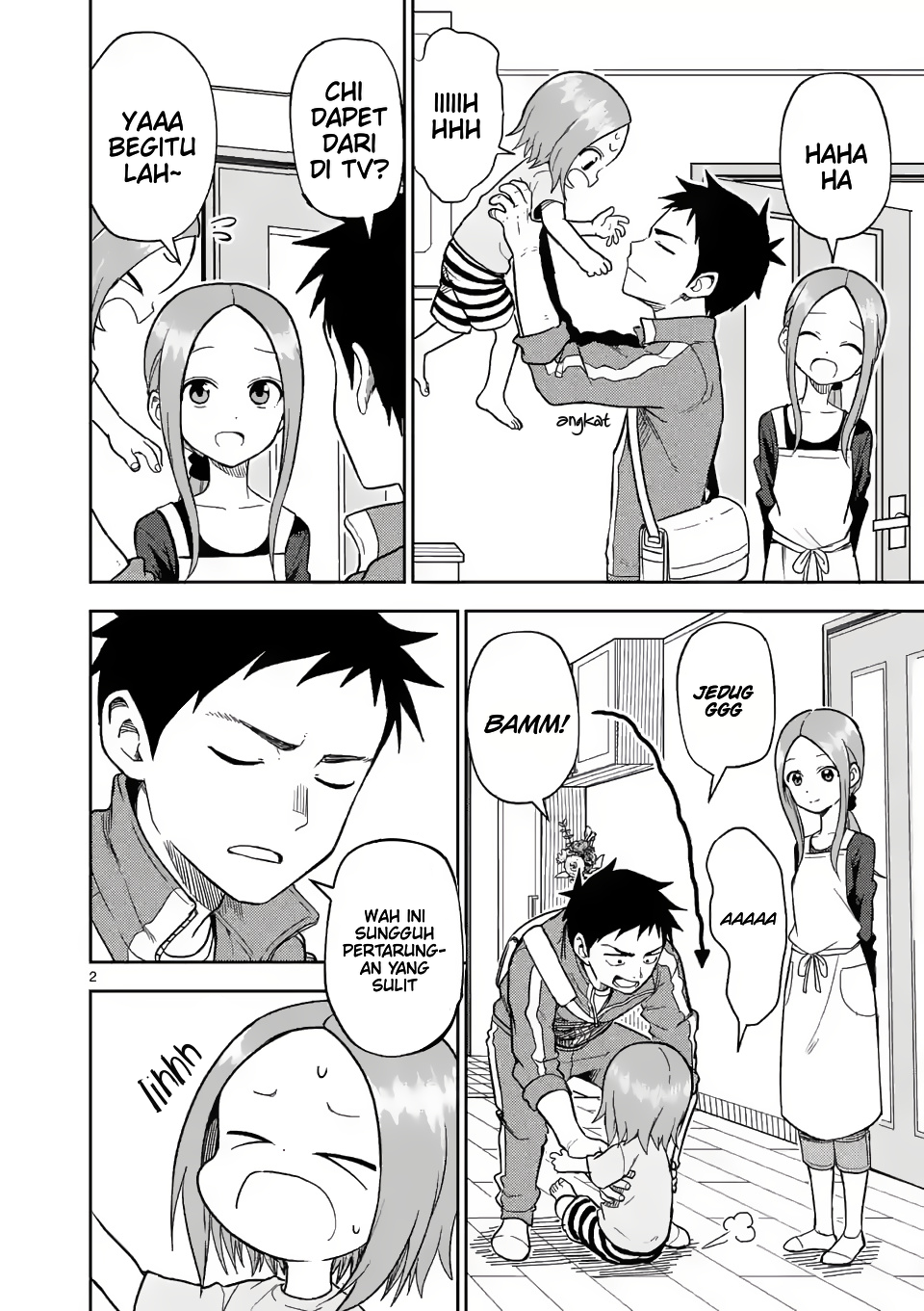 Karakai Jouzu no (Moto) Takagi-san Chapter 159 - halaman 2