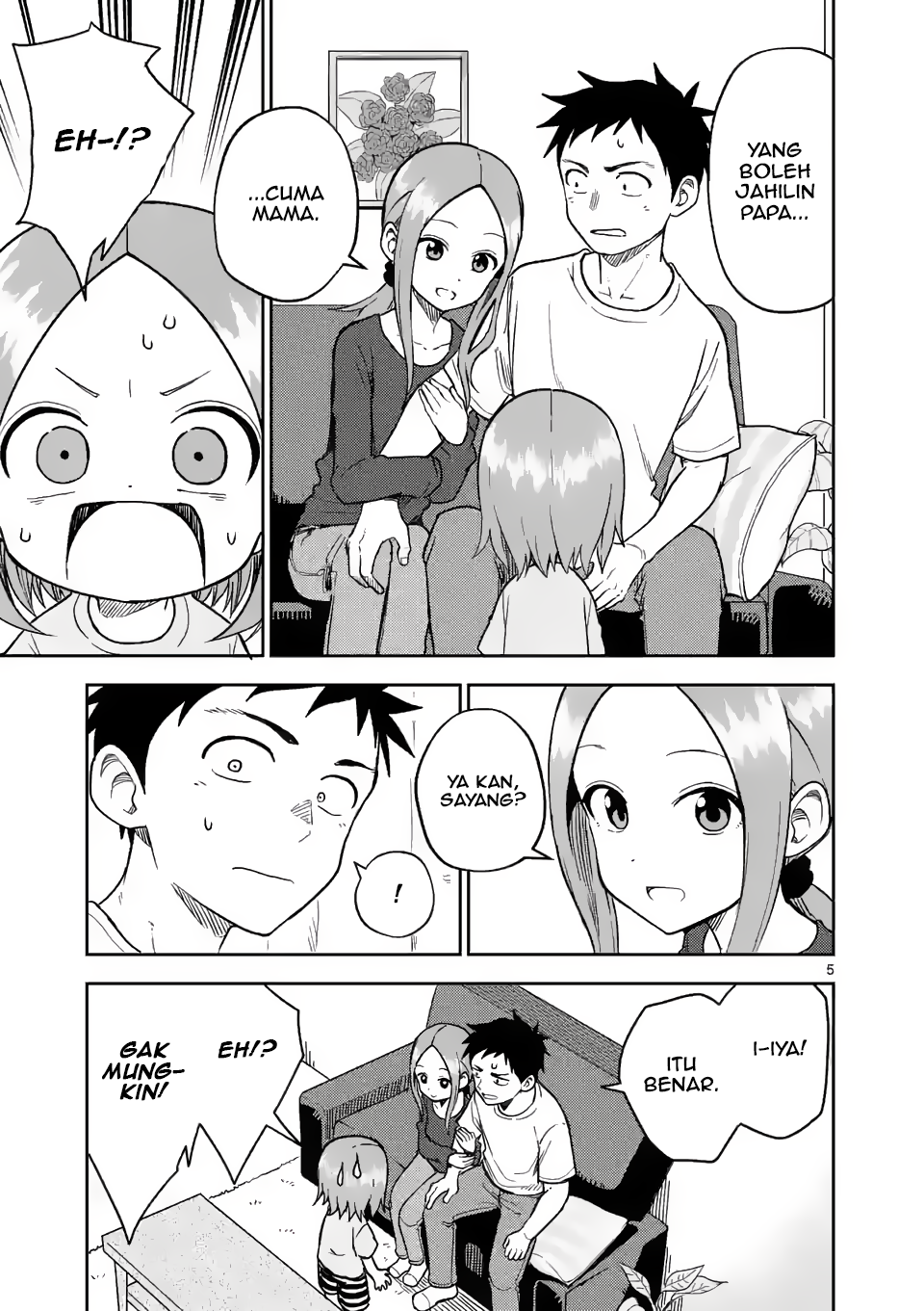 Karakai Jouzu no (Moto) Takagi-san Chapter 161 - halaman 5