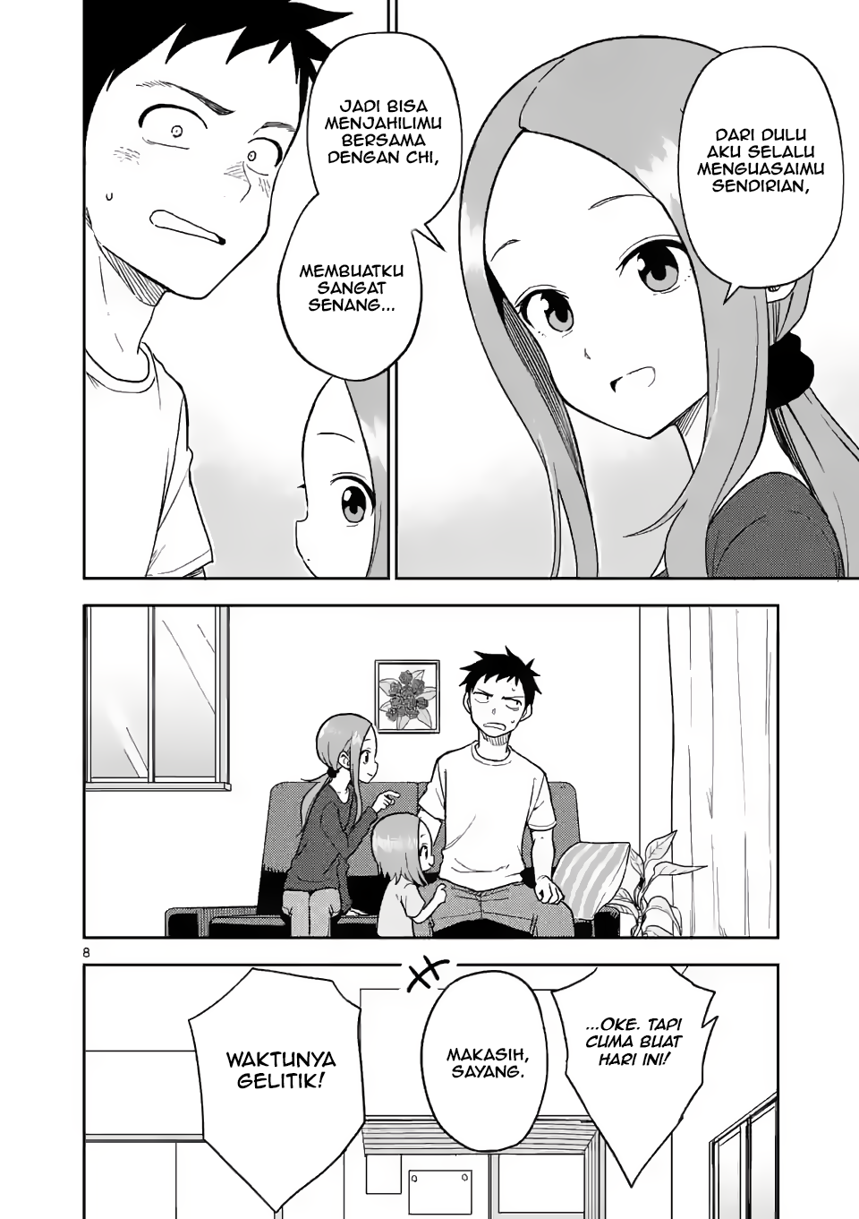 Karakai Jouzu no (Moto) Takagi-san Chapter 161 - halaman 8