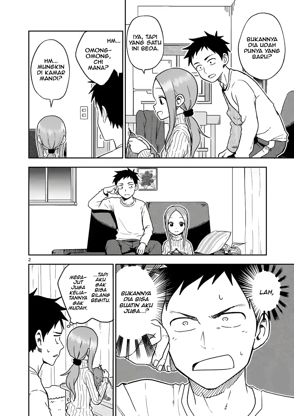 Karakai Jouzu no (Moto) Takagi-san Chapter 164 - halaman 2