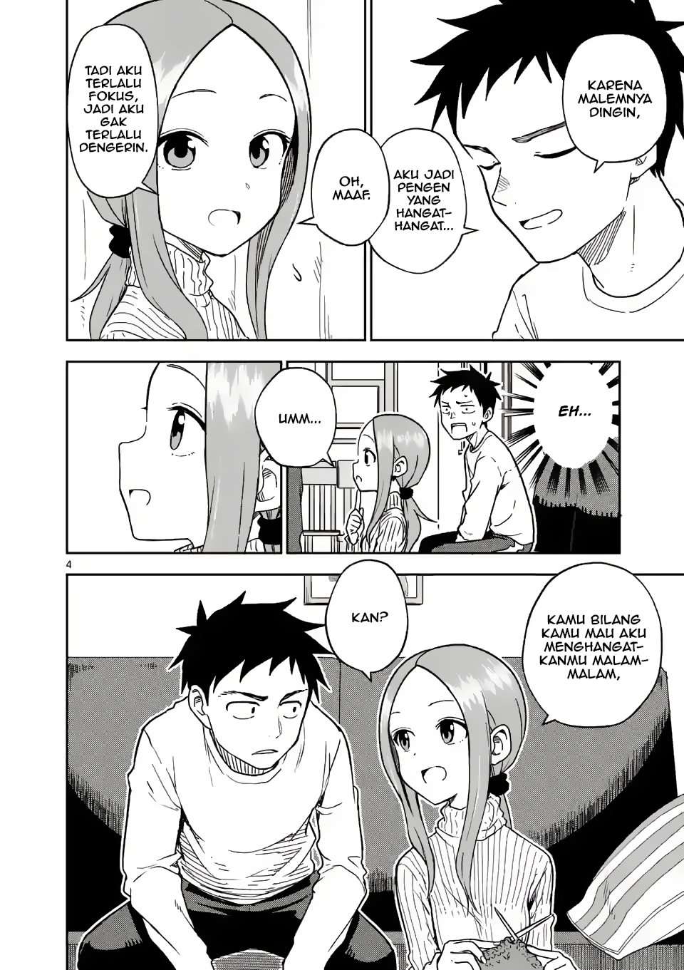 Karakai Jouzu no (Moto) Takagi-san Chapter 164 - halaman 4