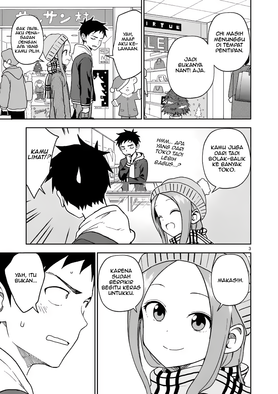 Karakai Jouzu no (Moto) Takagi-san Chapter 166 - halaman 3