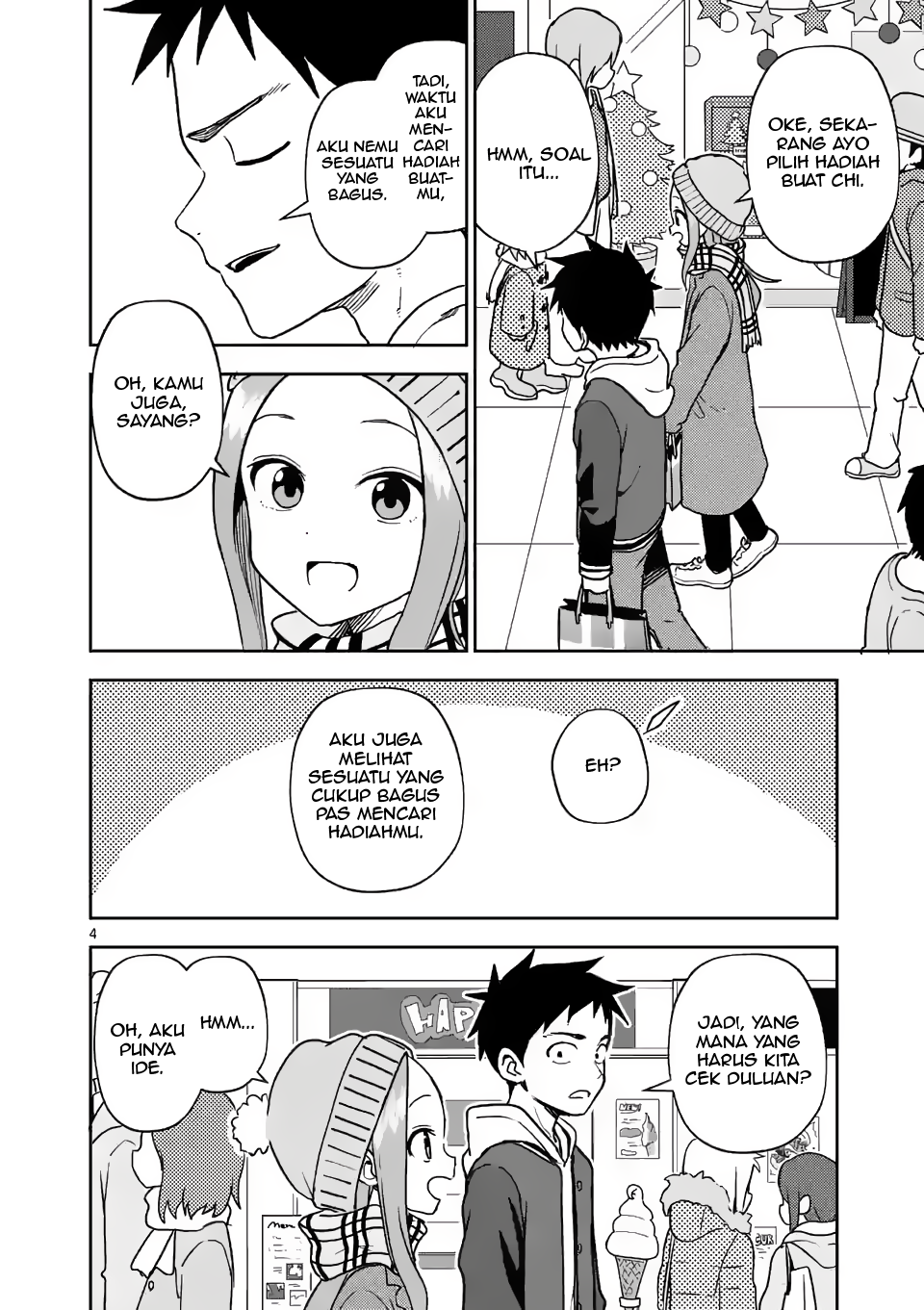 Karakai Jouzu no (Moto) Takagi-san Chapter 166 - halaman 4