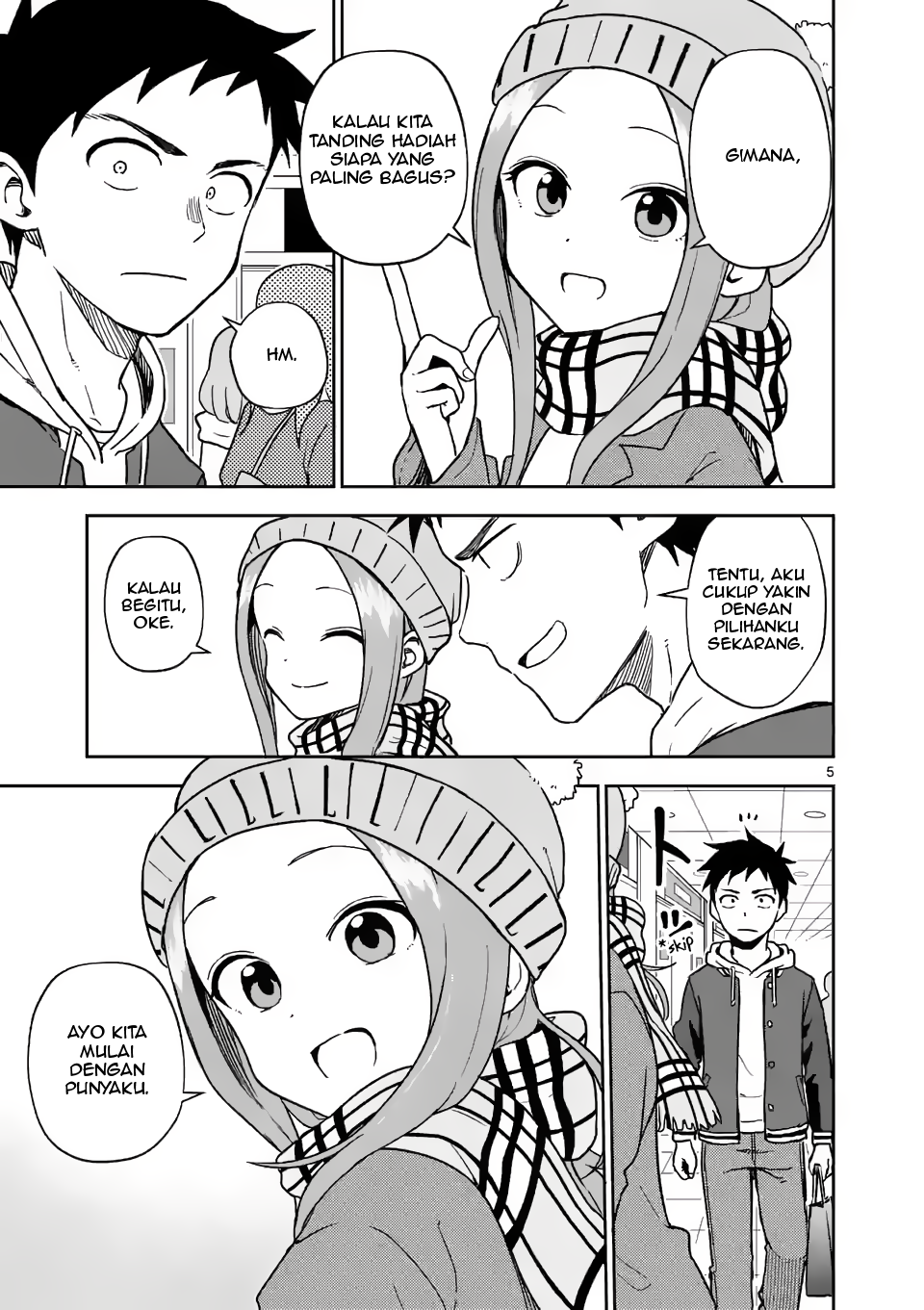 Karakai Jouzu no (Moto) Takagi-san Chapter 166 - halaman 5